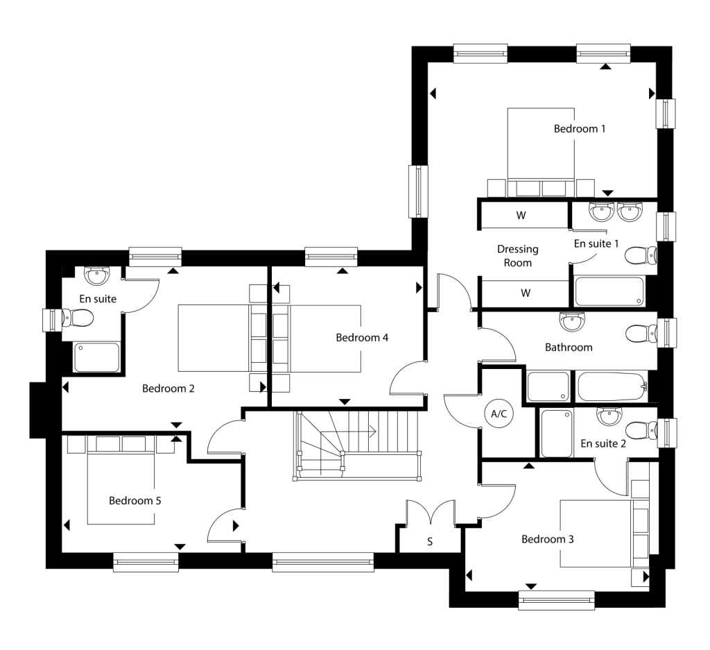 Floorplan for Plot 18 - The Juniper