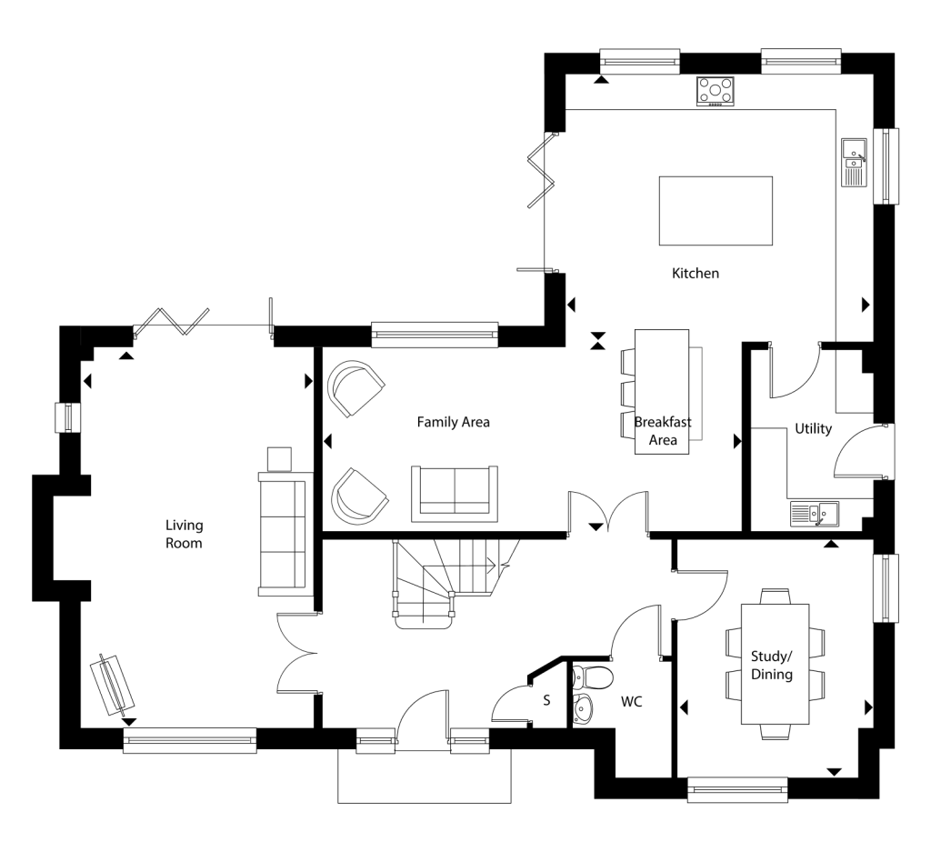 Floorplan for Plot 18 - The Juniper