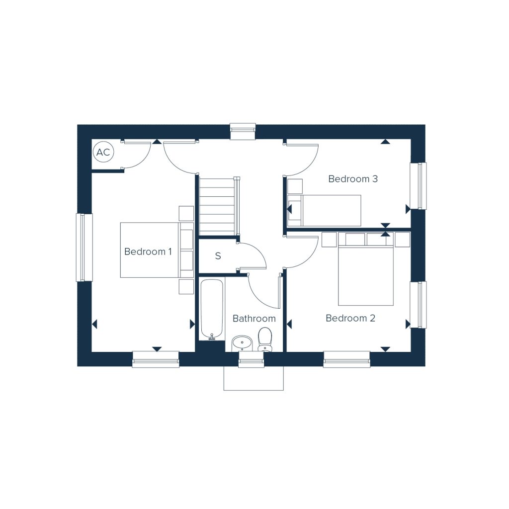 Floorplan for Plot 33 - The Lark