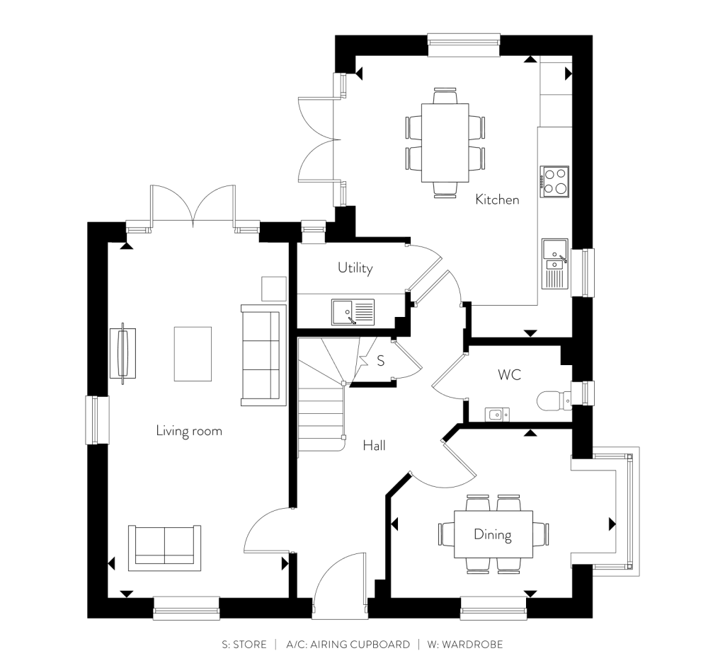 Floorplan for Plot 23 - The Petworth