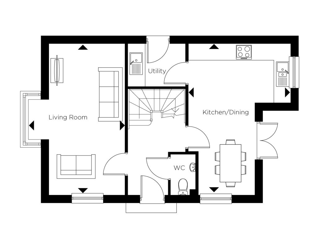 Floorplan for Plot 145 - The Richmond