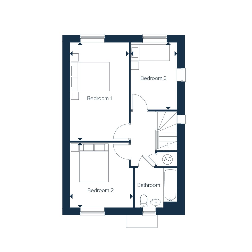 Floorplan for Plot 7 - The Robin