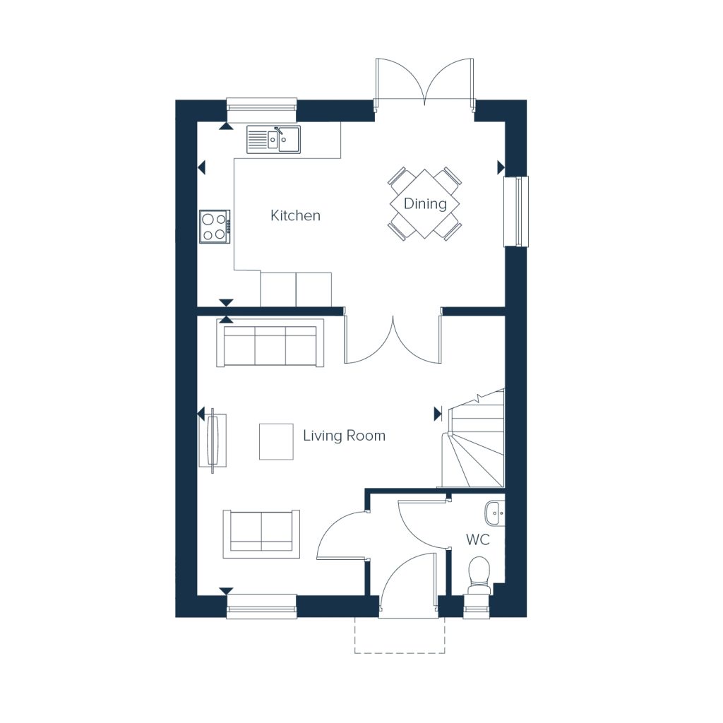 Floorplan for Plot 7 - The Robin