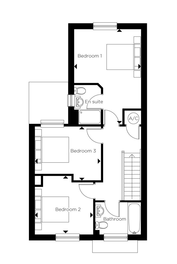 Floorplan for Plot 3 - The Rockingham