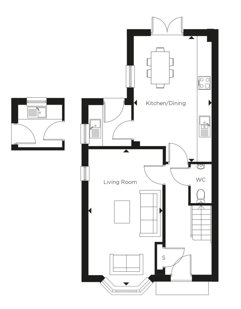 Floorplan for Plot 3 - The Rockingham
