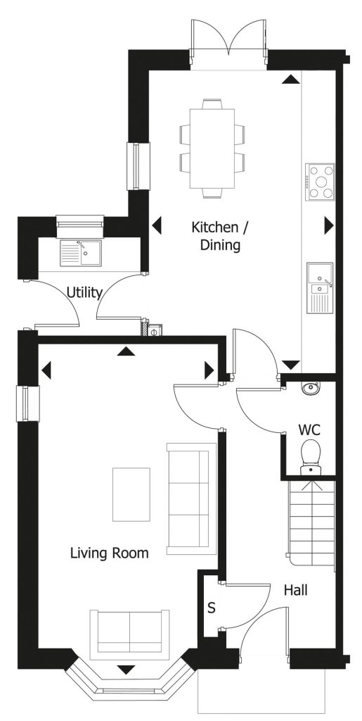 Floorplan for Plot 38 - The Rockingham