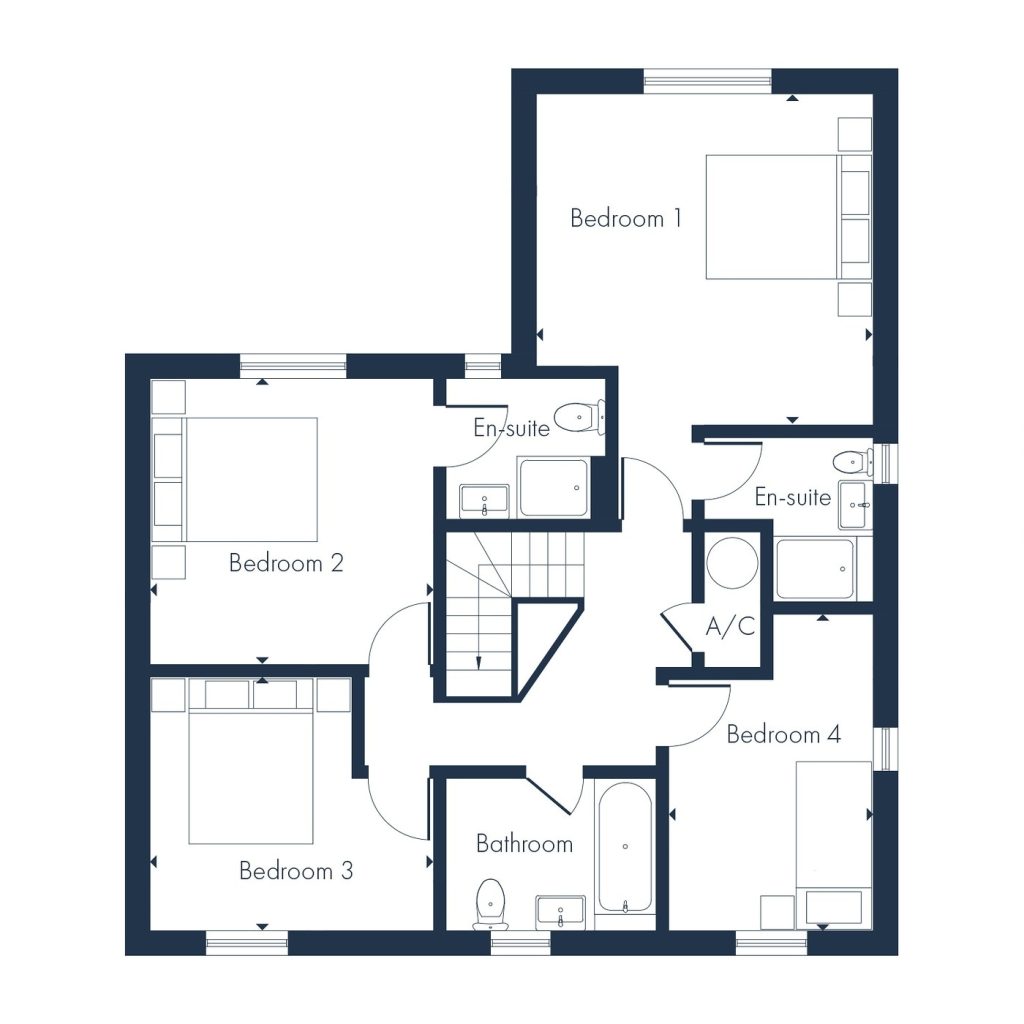 Floorplan for Plot 35 - The Sherbourne