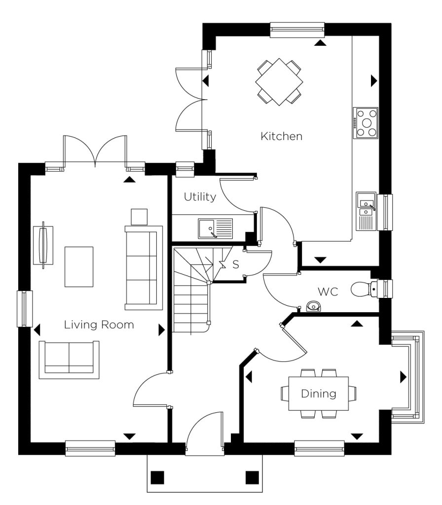 Floorplan for Plot 28 - The Sherbourne