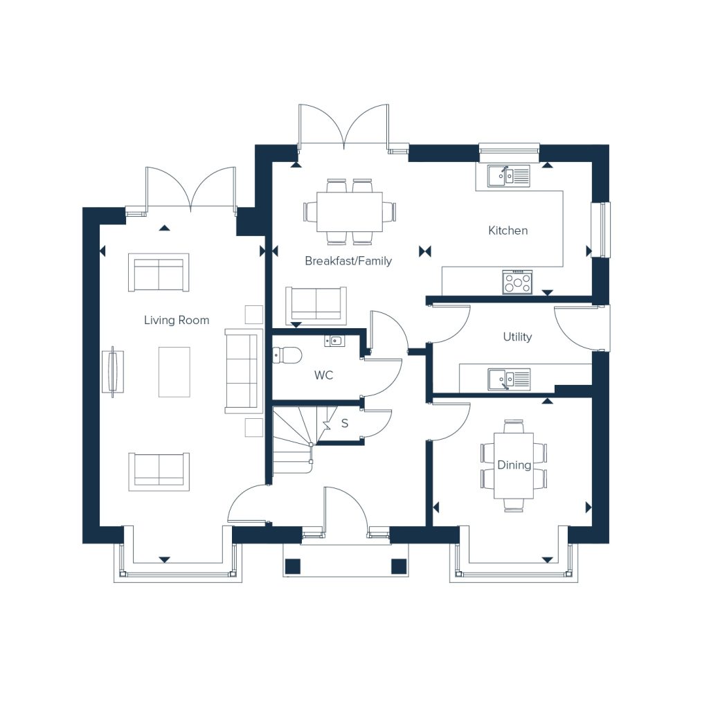 Floorplan for Plot 29 - The Sherringham