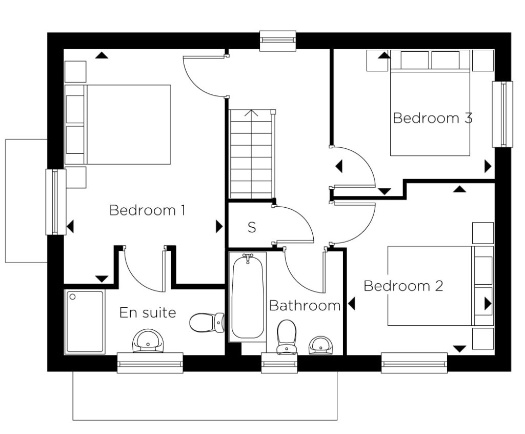 Floorplan for Plot 79 - The Warwick