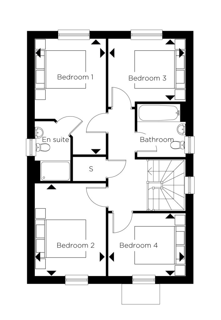 Floorplan for Plot 112 - The Yardley