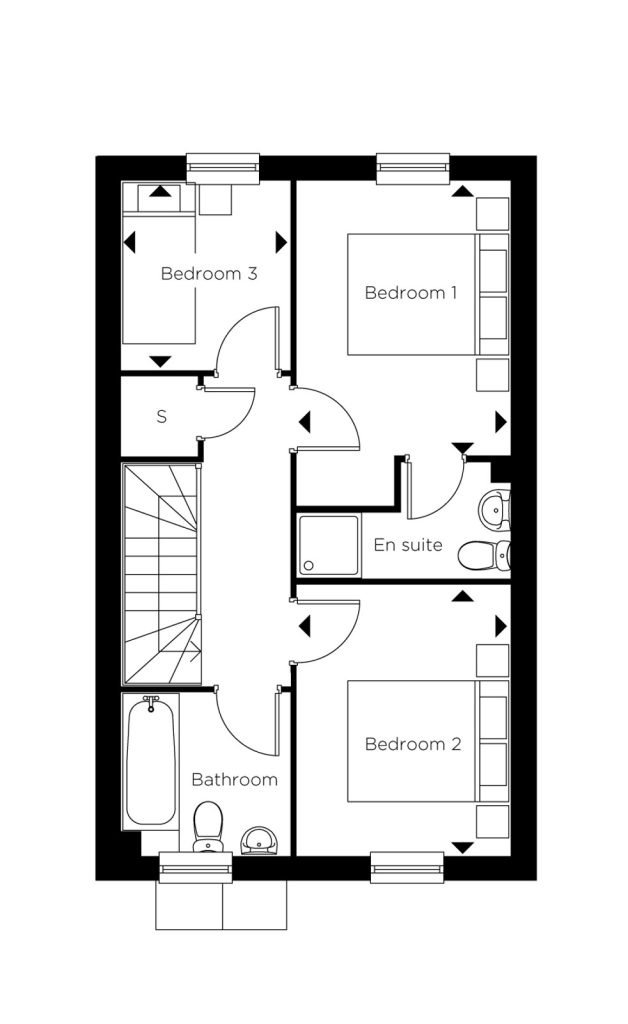 Floorplan for Plot 50 - The Beacon