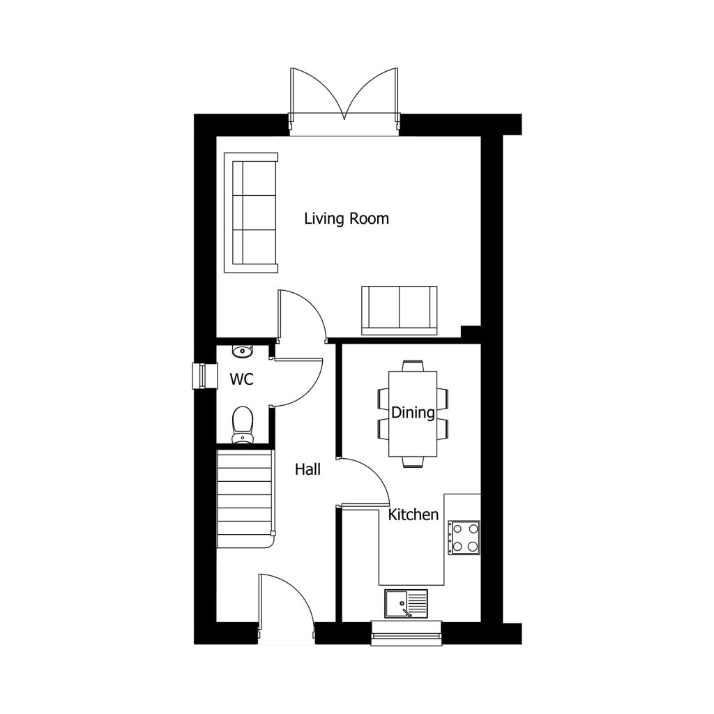 Floorplan for Plot 25 - The Bembridge
