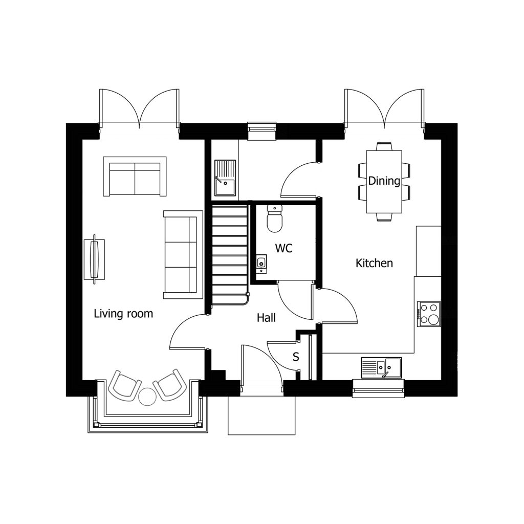 Floorplan for Plot 58 - The Chartwell